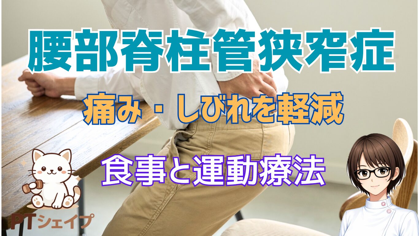 腰部脊柱管狭窄症　近年の研究から考える痛みやしびれを軽減するためのダイエットと運動療法